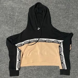 adidas xs cropped hoddie